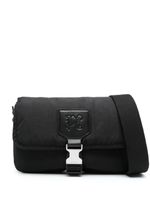 Palm Angels monogram-debossed shoulder bag - Noir