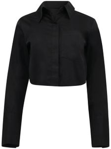 Citizens of Humanity Bea cropped shirt - Noir