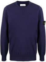 Stone Island pull à patch Compass - Violet