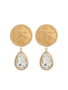 Dolce & Gabbana boucles d'oreilles pendantes à logo gravé