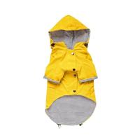 Huisdier Gele Regenjas Met Zakken Bulldog Corgi Kleding Voor Kleine Middelgrote Honden Waterdichte Hondenjas Hondenaccessoires (Geel XL)
