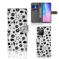 Telefoonhoesje met Naam Samsung S10 Lite Silver Punk