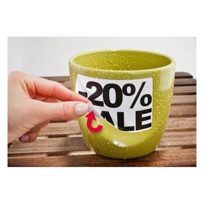 Avery-Zweckform L4773REV-20 Folie-etiketten 63.5 x 33.9 mm Polyester folie Wit 480 stuk(s) Weer verwijderbaar Laser (kleur), Laser (zwart/wit), Kopiëren