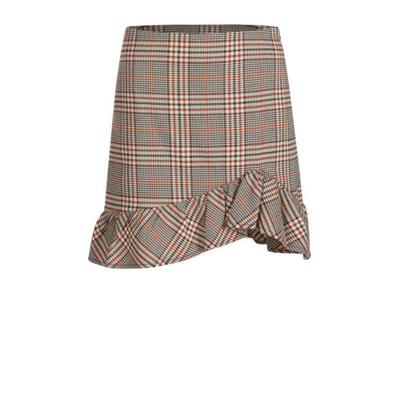 Eksept by Shoeby geruite rok zand