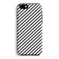 Strepen zwart-wit: iPhone 7 Tough Case