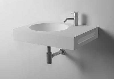 SSI Design Carolina wastafel Solid Surface 60x45x10cm SSI Design Carolina wastafel Solid Surface 60x45x10cm