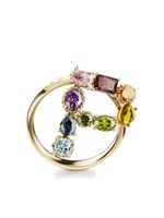 Dolce & Gabbana bague Rainbow Alphabet P en or 18ct - thumbnail