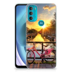 Motorola Moto G71 5G Siliconen Back Cover Amsterdamse Grachten