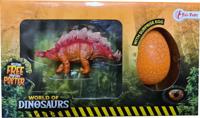 World of Dinosaurs verrassingsei Stegosaurus junior 21 x 12 cm 3 delig