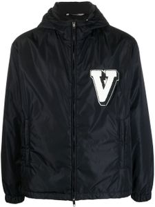 Valentino Garavani veste à patch logo - Bleu