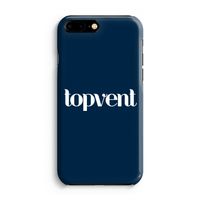 Topvent Navy: Volledig Geprint iPhone 7 Plus Hoesje - thumbnail