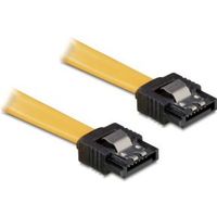 Delock 82476 SATA 3 Gb/s Kabel 20cm geel - thumbnail