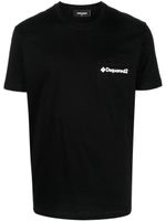 DSQUARED2 t-shirt en coton à logo imprimé - Noir