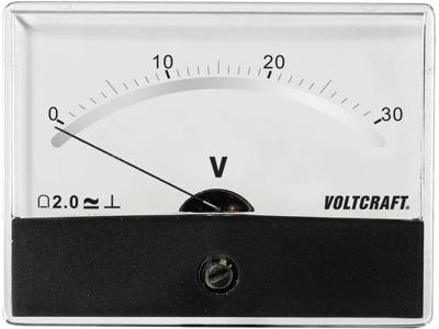 VOLTCRAFT AM-86X65/30V/DC AM-86X65/30V/DC Inbouwmeter AM-86X65/30 V/DC Draaispoel VOLTCRAFT AM-86X65/30V/DC AM-86X65/30V/DC Inbouwmeter AM-86X65/30 V/DC Draaispoel