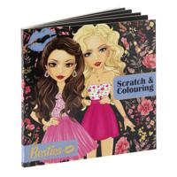 Grafix Besties Kras En Kleurboek 12 Blz 20x20cm - thumbnail