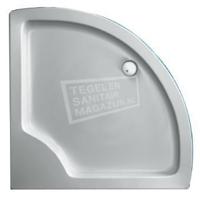 Douchebak 90x90 cm Acryl Kwartrond Bibury 18.5 cm Hoog