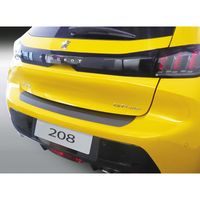 Bumper beschermer passend voor Peugeot 208 II 5-deurs 2019- Zwart GRRBP136 - thumbnail