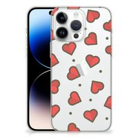 iPhone 14 Pro Max TPU bumper Hearts - thumbnail