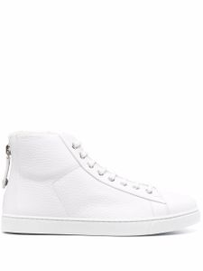 Gianvito Rossi baskets montantes en cuir - Blanc