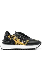 Versace Jeans Couture baskets à patch logo - Noir - thumbnail