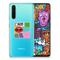 OnePlus Nord Silicone Back Cover Popart Princess