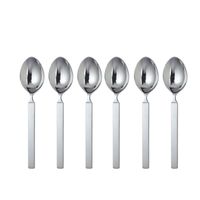 Alessi Dry Dessertlepel rvs 17 cm, per 6 - thumbnail