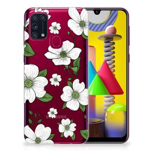 Samsung Galaxy M31 TPU Case Dogwood Flowers