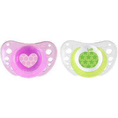 Chicco Fopspeen Physio Air Junior Siliconen Groen/roze 2 Stuks