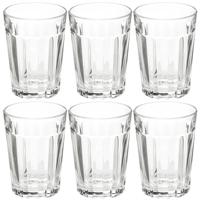 Set van 6x stuks water/sap glazen Lorenz 250 ml van glas