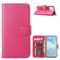 Samsung Galaxy S20 Plus Bookcase Roze met Pasjeshouder