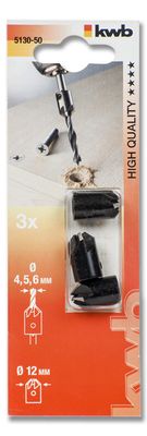kwb 513050 Opsteekverzinkboor 3-delig 4 mm, 5 mm, 6 mm 3 stuk(s)