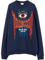 Burberry graphic-print sweatshirt - Bleu - thumbnail