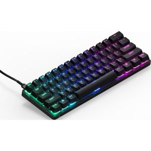 SteelSeries Apex Pro Mini gaming toetsenbord 60%, RGB leds, Double Shot PBT Keycaps