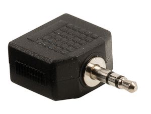 Valueline VLAB22945B Audio-splitter 3,5 mm Male - 2x Female Zwart