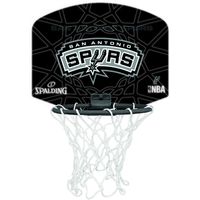 Spalding Basketbal Miniboard San Antonio Spurs zwart/grijs