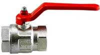 Kogelkraan 3/8” Bi x Bi max. 50 bar Volledig rood handvat