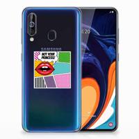 Samsung Galaxy A60 Silicone Back Cover Popart Princess