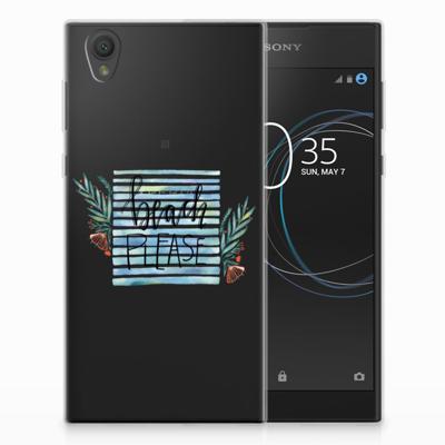 Sony Xperia L1 Telefoonhoesje met Naam Boho Beach