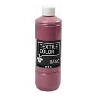 Creativ Company Textiel Color Verf Donkerroze, 500ml - thumbnail