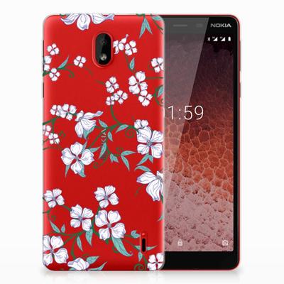 Nokia 1 Plus Uniek TPU Case Blossom White Nokia 1 Plus Uniek TPU Case Blossom White