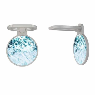 Zilveren telefoon ring houder - Oceaan Zilveren telefoon ring houder - Oceaan