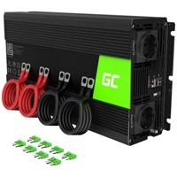 Green Cell INV12 netvoeding & inverter Auto 3000 W Zwart - thumbnail