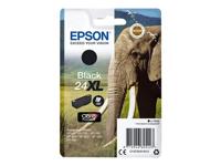 Epson Elephant Singlepack Black 24XL Claria Photo HD Ink