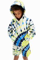 Oversized sweatshirt tie-dye - BLUE - L