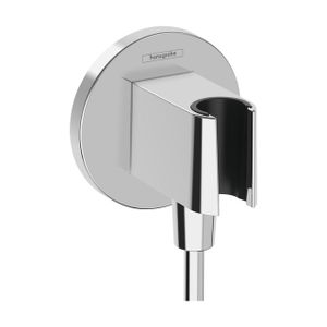 Hansgrohe Fixfit porter s wandhouder m. muuraansluitbocht m. terugslagklep chroom 26888000