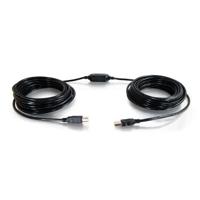 C2G Legrand USB Long Extension Cable, USB A to B Cable, Black Plug and Play Cable, 12 Meters (39.36 Feet) USB Extension Cable, 1 Count, C2G 38998