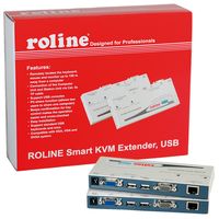 Roline KVM-extender USB via netwerkkabel RJ45 150 m - thumbnail