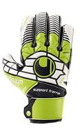 Uhlsport 100019001 Eliminator keepershandschoenen, zwart/groen/wit, maat 8,5