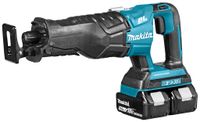 Makita DJR360PT2 - 2x18 V Reciprozaag 5,0 Ah accu (2 st), duo snellader, koffer