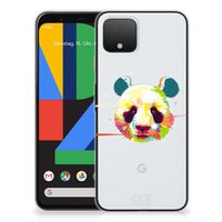 Google Pixel 4 Telefoonhoesje met Naam Panda Color - thumbnail